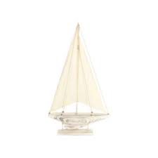 4'' h x 4'' w x 0.5'' d. Small Scottish Natural Driftwood Sailing Boat Ornament Home Living Ornaments Accents Kromasol Com