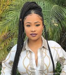 Top braids tutorials to upgrade your look. 1 Feed In Braids With Cuff Beads 20 Super Hot Cornrow Braid Hairstyles The Trending Hairstyle