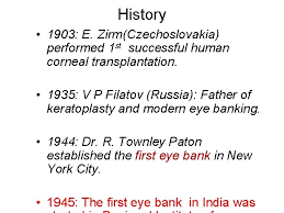 A longitudinal descriptive analysis of eye banking practices from 1989 to 2018 at ramayamma international eye bank, hyderabad, india, was performed. Eye Banking Dr Ajai Agrawal Additional Professor Department