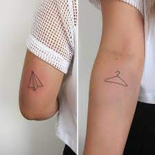#tatoo ideas #inspiration #small tattoos. Cooltop Tiny Tattoo Idea Minimalist Tattoos Tumblr Paper Airplane Tattoos Hanger Tattoo Tiny Tattoos