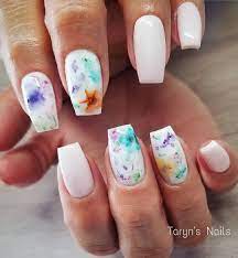 26 Ways To Wear Milk Bath Nails The Prettiest Nail Art Trend To Sweep Instagram Acrylic Nails Coffin Short Pretty Nails Dry Nails