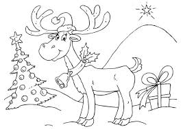 Malvorlage Rentier Ausmalbild 23374 Weihnachtsmalvorlagen Weihnachtsfarben Ausmalbilder