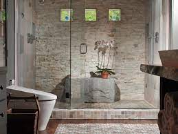 This is another example of elegant usage of marble in a modern bathroom. Luxury Bathrooms Hgtv