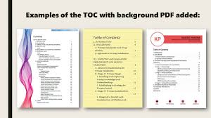 For every issue, they ask designers from around the world to design a part of the magazine. Create Table Of Contents From Pdf Bookmarks