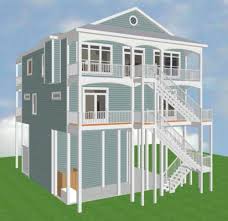 Building products plus can supply any size of poles, pilings, & posts you may require. Elevated Piling And Stilt House Plans Coastal House Plans From Coastal Home Plans