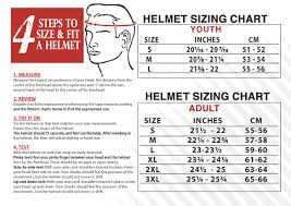 Helmet Size Chart