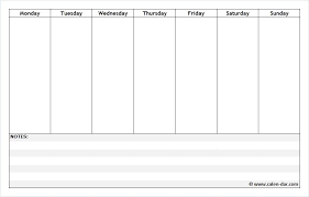 Free Printable Weekly Schedule Planner With Notes Weekly Schedule Planner Weekly Schedule Printable Schedule Planner