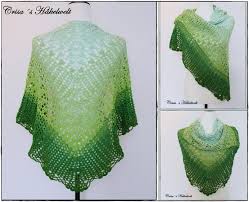 Ich suche ein elbisches alphabet. Tuch Hakeln Dreieckstuch In Grun