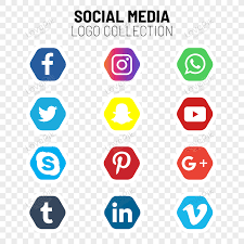 مجموعة أيقونات ووسائط التواصل الاجتماعي social media logos media logo social media