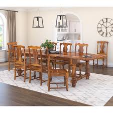 Now get up to 50% off on select designs of extendable dining tables dining sets. Oroville Farmhouse Solid Wood Extendable Dining Table Set For 8 Person