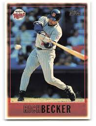 Amazon.com: 1997 Topps #148 Rich Becker NM-MT Minnesota Twins Baseball :  Collectibles & Fine Art