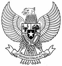 Mewarnai Gambar Lambang Garuda Pancasila