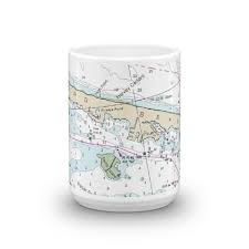 Nj Icw St M 35 Long Beach Island Chart Mug Chart Mugs