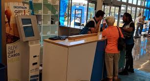 Coinstar is a company, operated by outerwall, which has kiosks that exchange coins for notes, and gift cards for cash. Cash 2 Card Self Service Kiosk Introduced By Decathlon