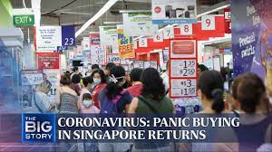 To instil a sense of calm, governments have to inspire confidence and make people believe that everything is under control. Coronavirus Panic Buying In Singapore Returns The Big Story The Straits Times Youtube