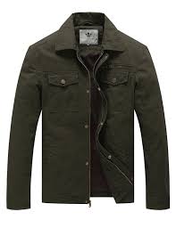 Men S Clothing Jackets Coats Lightweight Jackets Men S Flat Collar Canvas Cotton Military Jacket Army Green Lapel Jacket Mens Outfits Military Jacket