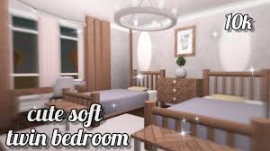 You could accept a big abode with dozens of rooms, but if it's aloof you, why decay space? Cute Aesthetic Soft Twin Bedroom Bloxburg On Mobile X Speed Build Youtube