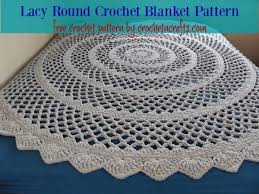 Hibiscus baby layette blanket, booties and hat free crochet pattern. Lacy Round Crochet Blanket Pattern Crochetncrafts