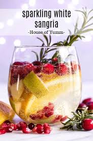 Sparkling White Sangria Recipe In 2020 Christmas Sangria Recipes White Wine Sangria White Sangria