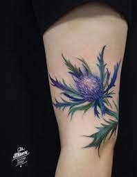 Google Image Result For Https I Pinimg Com 736x 93 4e Ad 934ead83ef35e0a2d5bedbc627ea60ba Jpg Thistle Tattoo Thistle Flower Tattoo Tattoos