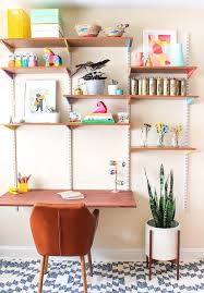 Get a few baskets and hooks to increase the storage space and get everything organized. 23 Diy Craft Desk Ideas For Your Craft Room Craftsy Hacks