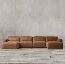 Como Modular Leather U Chaise Sectional Modern Leather Sectional Sofas Modern Leather Sectional Leather Sectional