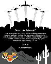Luke air force base, ariz., recently hosted the 19th air force commander, maj. Luke Air Force Base On Twitter Mark Your Calendars For This Friday At 3 10 P M We Want To See Your View Of The Fly Over Make Sure To Tag Us In Your