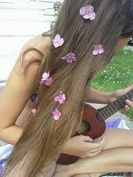Uke Girl Long Hair Styles Hair Styles Flowers In Hair