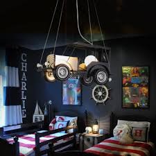 2 3 Lights Car Shape Pendant Light Vintage Retro Style Boys Bedroom Metal Art Deco Suspended Lamp Beautifulhalo Com