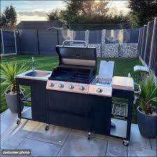 Check spelling or type a new query. The Texas Outdoor Kitchen 4 Burner Gas Bbq With Side Burner Furniture123