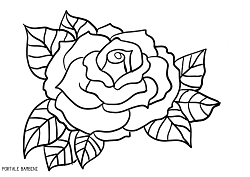 Disegni Di Rose Da Stampare E Colorare Gratis Portale Bambini