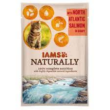 Herzlich willkommen im katzenfutter online shop von tiierisch.de. Iams Naturally Adult Lachs In Sosse 85 Gramm Katzenfutter