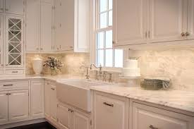 Love The Calcutta Gold Marble Cream Kitchen This Is The Backsplash And Counter Top I W Creative Kitchen Backsplash Classic White Kitchen Kitchen Inspirations