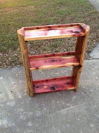 3 Shelf Cedar Bookcase By Barronefarm On Etsy Cedar Wood Projects Woodworking Projects Wood Projects