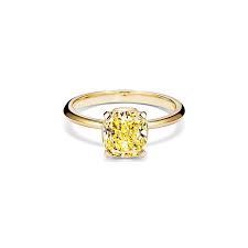 Mined yellow, yellow gold is considered to have one of the most natural jewelry looks. Tiffany True Yellow Diamond Engagement Ring In 18k Gold An Icon Of Modern Love Tiffany Co