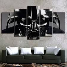 Star Wars Darth Vader Helmet Panel Wall Art Print On Canvas Framed Unframed Canvas Art Wall Decor Wall Canvas Panel Wall Art