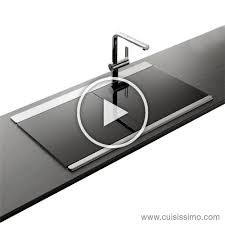Evier Inox Lisse Apell Osiris 1 Bac Avec Egouttoir A Gauche 2 Planches En Verre Noir In 2020 Interior Design Kitchen Christmas Decor Diy Design