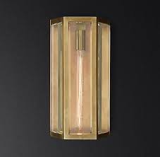 All Wall Lighting Rh Modern Sconces Wall Lights Metal Lamp