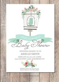Boy Baby Shower Invitation Bird Baby Shower Invite Pretty Etsy Baby Shower Invites For Girl Bird Baby Shower Baby Shower Invitations