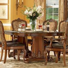 Styles that feature metal, marble and glass are mainstays in our modern collection. Old World Double Pedestal Dining Table Art Furniture Furniture Cart