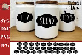 Download Farmhouse Labels Bundle Svg Pantry Labels Canister Decals 390596 Svgs Design Bundles