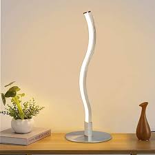Modern bedside 7w led wall lamps outdoor waterproof wall lamp garden lights living room light aisle background stairs sconce interesting can find below heret. Buy Dllt Spiral Design Led Table Lamp Modern Desk Lamp Warm White 3000k Bedside Lamps Of Metal Base 1 52m Cable 6w 350lm Nightstand Lamps For Bedroom Office Living Room Home Decor Online