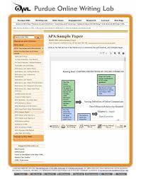 Students may also wish to check the following websites for information on apa. Owl Apa Citation Thesis