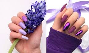 Fioletowy Manicure Galeria Modnych Stylizacji Paznokci