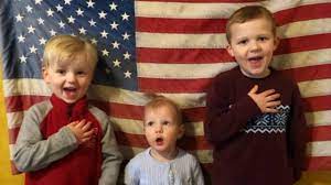 Kids recite pledge of allegiance for free ice cream. Little Children Recite The Pledge Of Allegiance Youtube