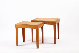This has a nicer looking veneer and this is pretty straightforward, but we have to make sure the first layer is square. German Plywood Nesting Tables From Raak 1940s For Sale At Pamono