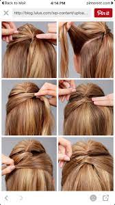 Criss Cross Half Up Hairstyle Easy Hairstyles Hair Styles Medium Hair Styles