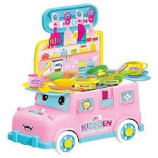 Find great discounts on barbie kitchen set, funskool cooking set etc from best brands. Buy Sbv Toys Pretend Play Mini Bus Kitchen Set Food Truck Toy For Kids Girls Online 889 From Shopclues