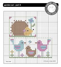 Birds counted cross stitch patterns to print online, thousands of designs to choose from. Cross Stitch Hedgehog And Birds Pattern Free Chart Hobbies And Crafts
