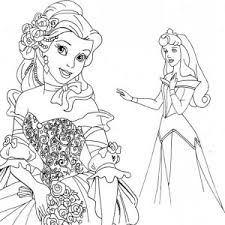 When we think of october holidays, most of us think of halloween. Belle Meet Princess Aurora On Disney Princesses Coloring Page Kids Play Color